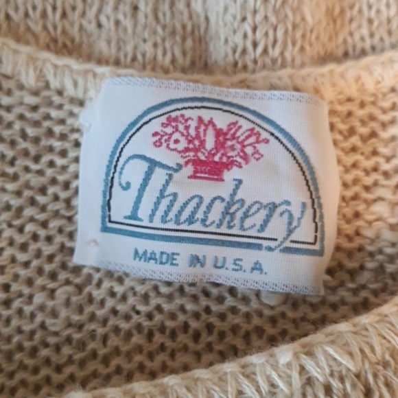 Vintage Thackery USA short sleeve sweater - Picture 2 of 3